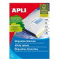 Apli Etiquetas Adhesivas Blancas 99,1x67,7mm Cantos Romos 100 Hojas